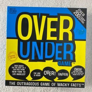 Over Under Game Board Game The Outrageous Game Of Wacky Facts